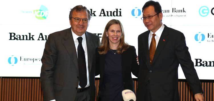 November 2018 signing of EBRD loan to Bank Audi, Lebanon, for green projects