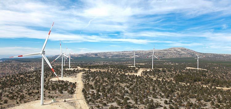 Turbines at Turkish wind farm